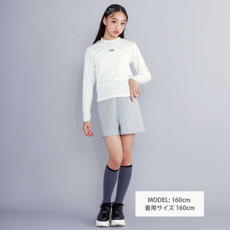 【 ニコ☆プチ 掲載 】テレコメロウトップス(130~160cm) | ZIDDY | 詳細画像2 