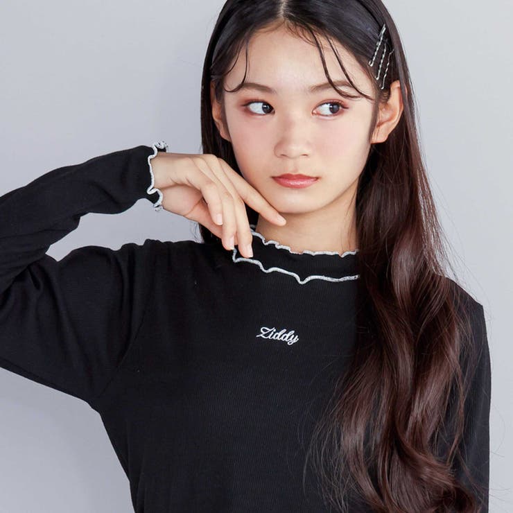 【 ニコ☆プチ 掲載 】テレコメロウトップス(130~160cm) | ZIDDY | 詳細画像6 