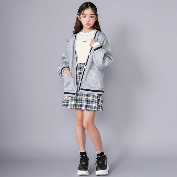 【 ニコ☆プチ 掲載 】テレコメロウトップス(130~160cm) | ZIDDY | 詳細画像8 