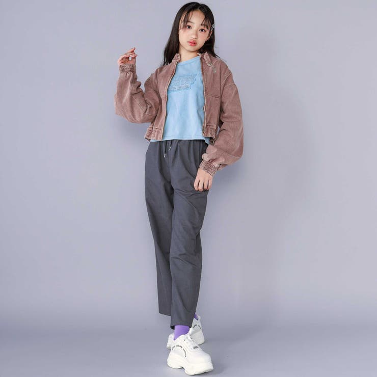 【 ニコ☆プチ 掲載 】プレグラピグメントTシャツ(130~160cm) | ZIDDY | 詳細画像6 