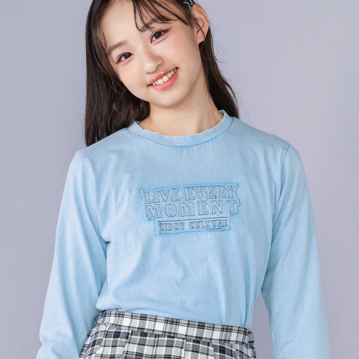 【 ニコ☆プチ 掲載 】プレグラピグメントTシャツ(130~160cm) | ZIDDY | 詳細画像8 