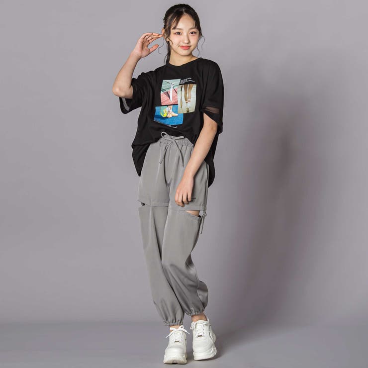 フォトプリント半袖Tシャツ(130~160cm) | ZIDDY | 詳細画像10 