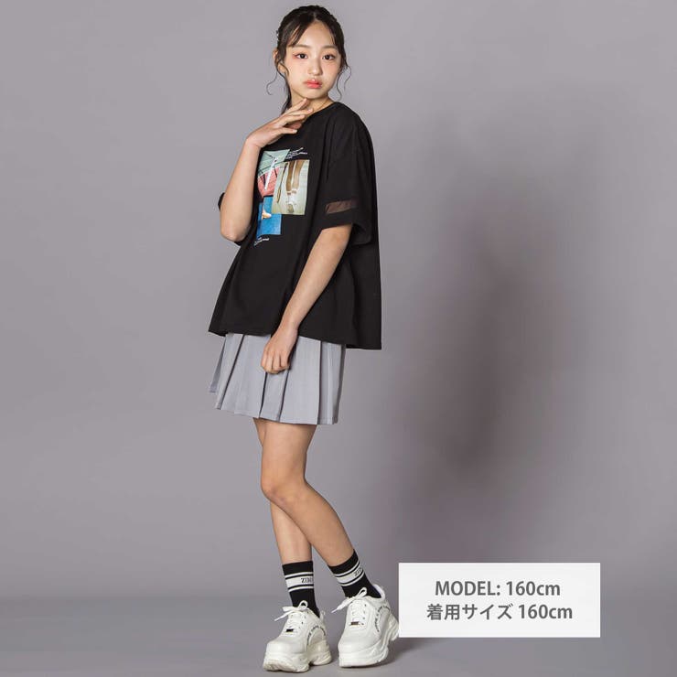 フォトプリント半袖Tシャツ(130~160cm) | ZIDDY | 詳細画像2 