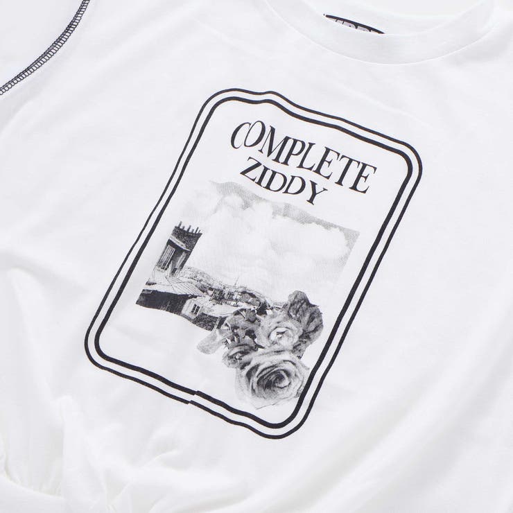 ネックレス付きバラモチーフTシャツ(130~160cm) | ZIDDY | 詳細画像13