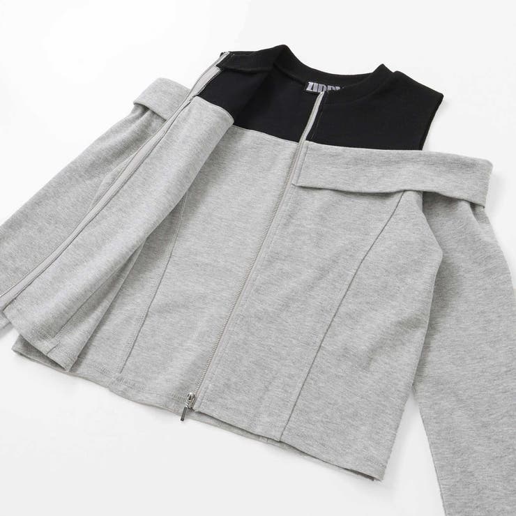 オフショルダージップトップス(130~160cm) | ZIDDY | 詳細画像18 
