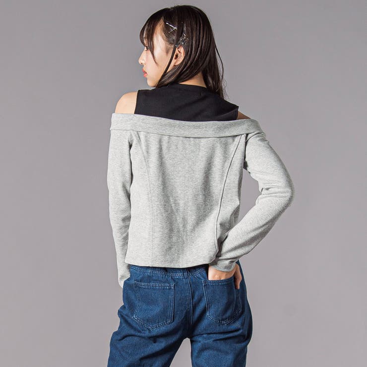 オフショルダージップトップス(130~160cm) | ZIDDY | 詳細画像7 