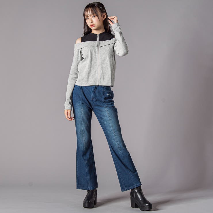 オフショルダージップトップス(130~160cm) | ZIDDY | 詳細画像8 