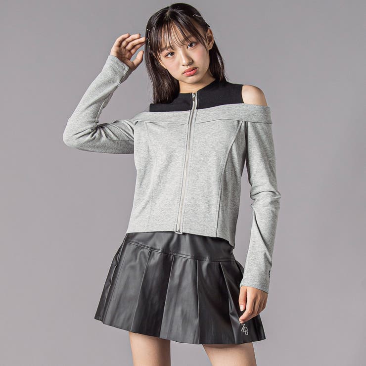 オフショルダージップトップス(130~160cm) | ZIDDY | 詳細画像9 