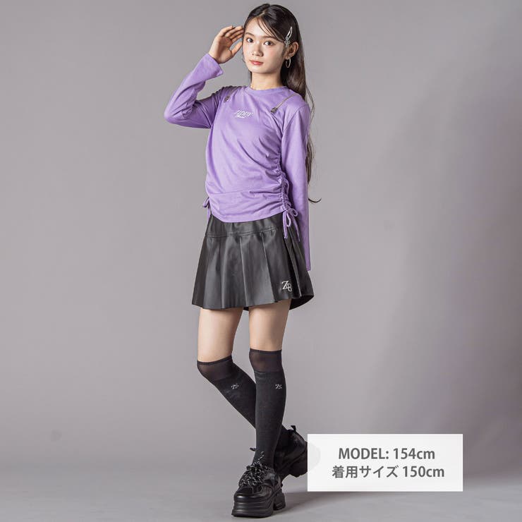 肩あきドロストトップス(130~160cm) | ZIDDY | 詳細画像2 