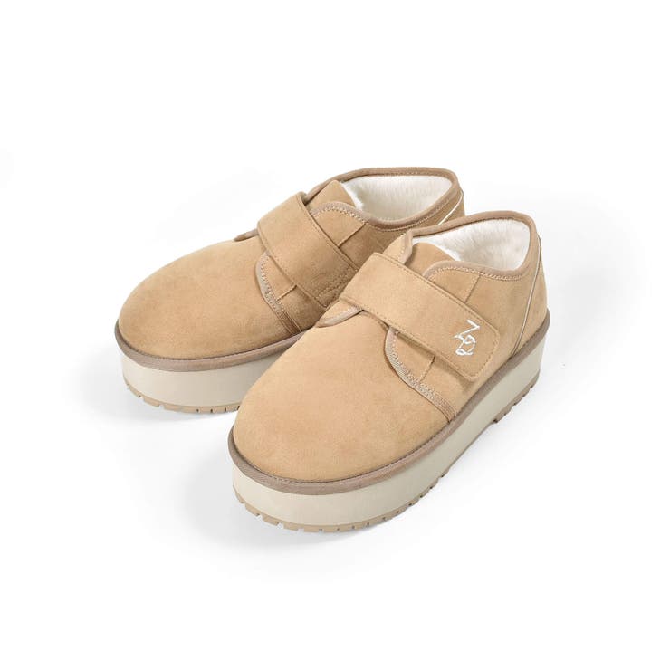 【 ニコ☆プチ 掲載 】厚底ムートンブーツ(21~24cm) | ZIDDY | 詳細画像11 