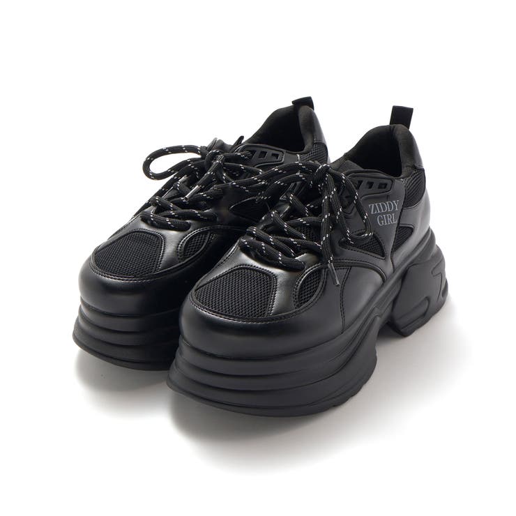 【 ニコ☆プチ 掲載 】ワンポイントロゴスニーカー(21~24cm) | ZIDDY | 詳細画像2 