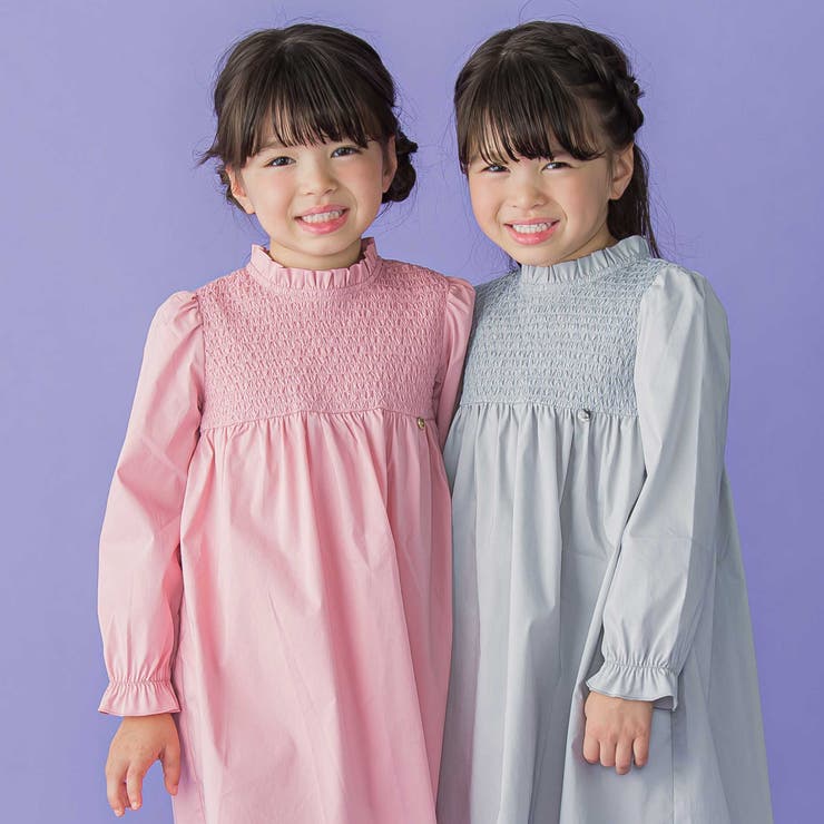 スモッキングワンピース(95~150cm) | BeBe Petits Pois Vert | 詳細画像3 