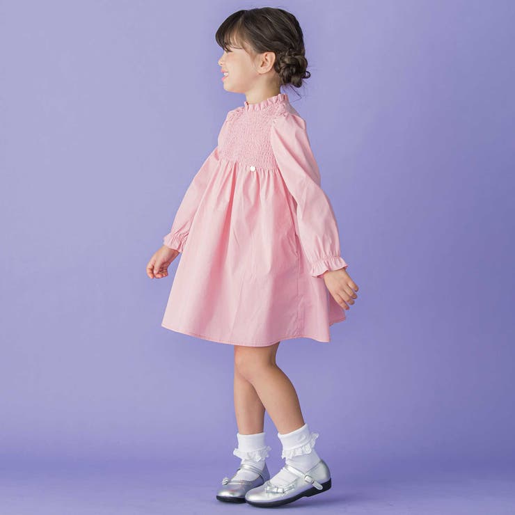 スモッキングワンピース(95~150cm) | BeBe Petits Pois Vert | 詳細画像4 