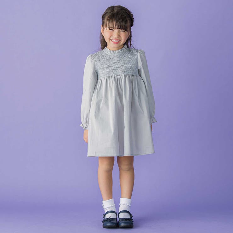 スモッキングワンピース(95~150cm) | BeBe Petits Pois Vert | 詳細画像6 