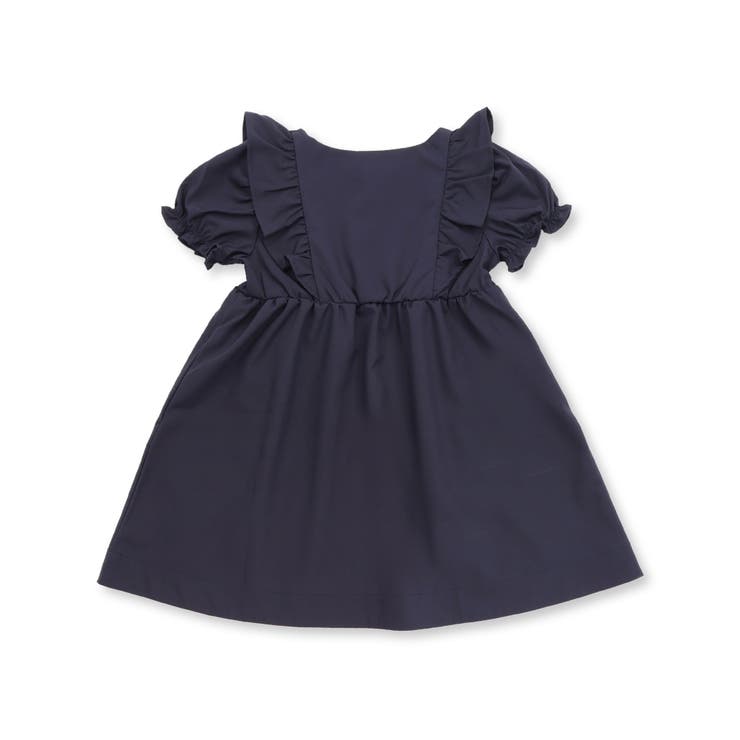 センタータックパフスリーブワンピース(95~150cm) | BeBe Petits Pois Vert | 詳細画像9 