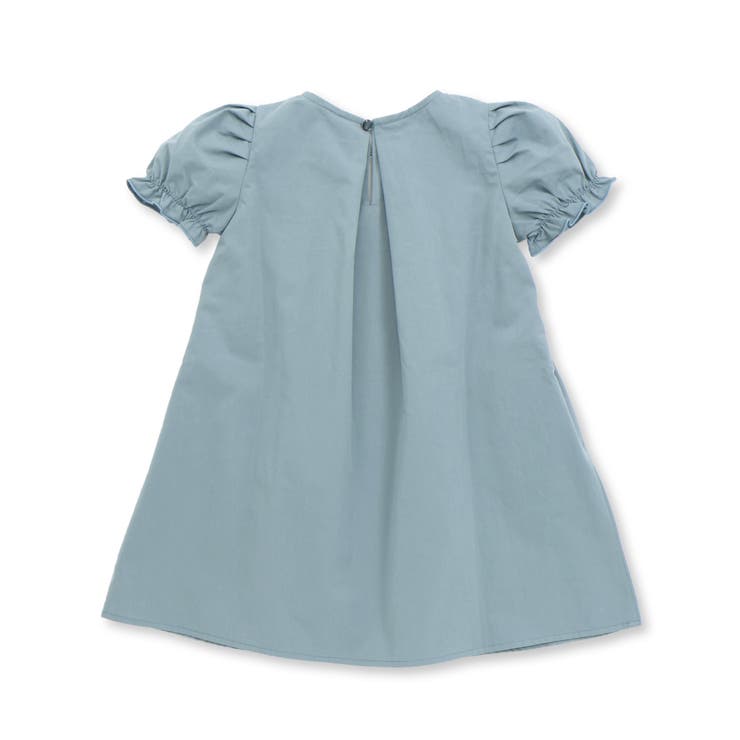 フロント刺しゅうタックパフスリーブワンピース(95~150cm) | BeBe Petits Pois Vert | 詳細画像8 