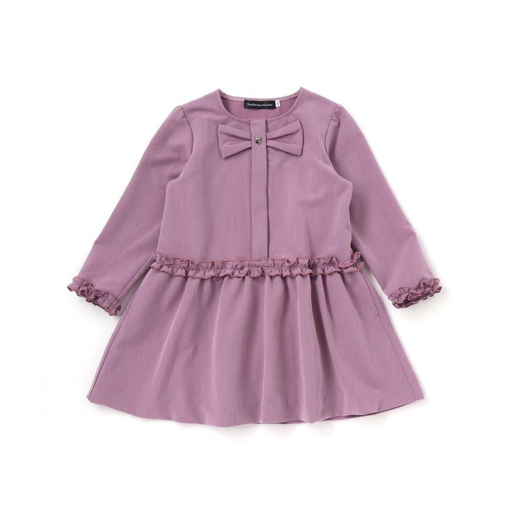 リボンフリルAラインワンピース(95~150cm) | BeBe Petits Pois Vert | 詳細画像5 