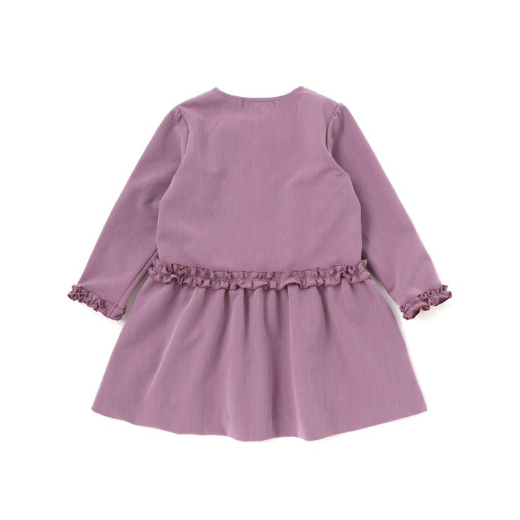 リボンフリルAラインワンピース(95~150cm) | BeBe Petits Pois Vert | 詳細画像6 