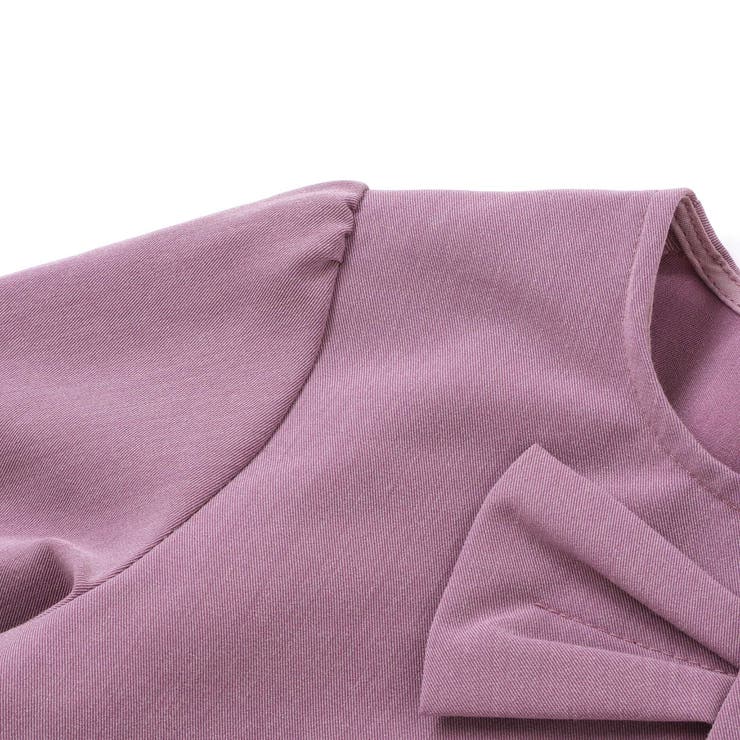 リボンフリルAラインワンピース(95~150cm) | BeBe Petits Pois Vert | 詳細画像8 