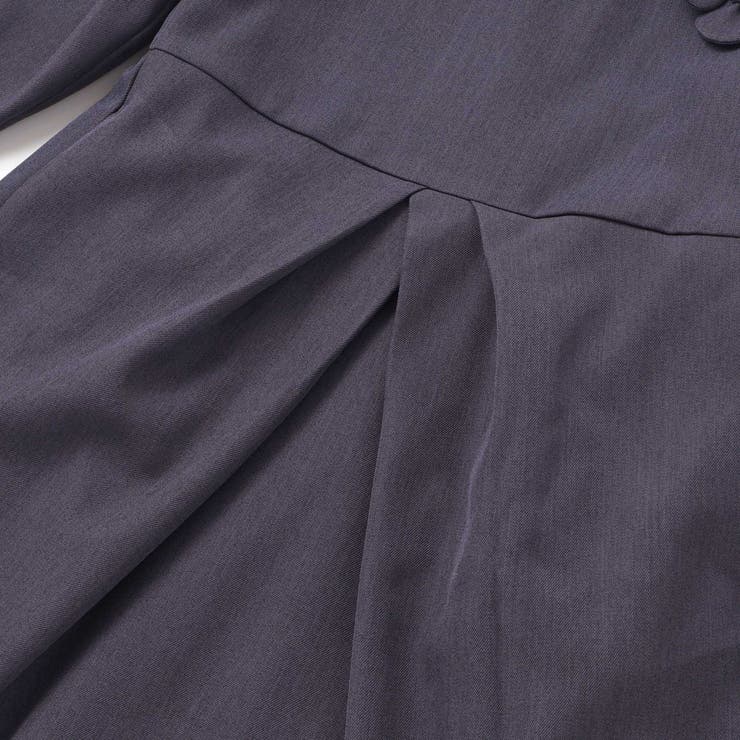 立体花モチーフ斜めタックワンピース(95~150cm) | BeBe Petits Pois Vert | 詳細画像13 