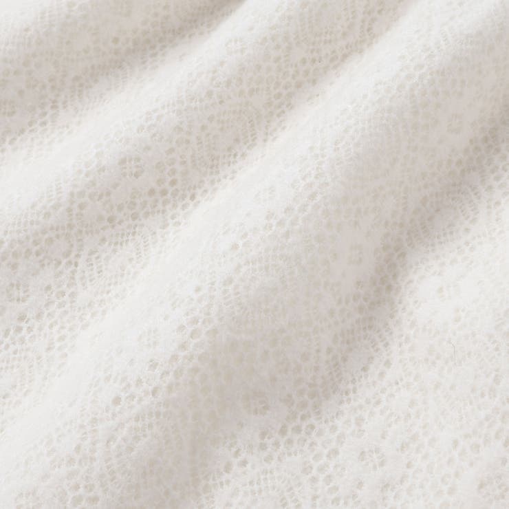 ニットリブ+レース起毛ドッキング長袖ワンピース(95~150cm) | BeBe Petits Pois Vert | 詳細画像19