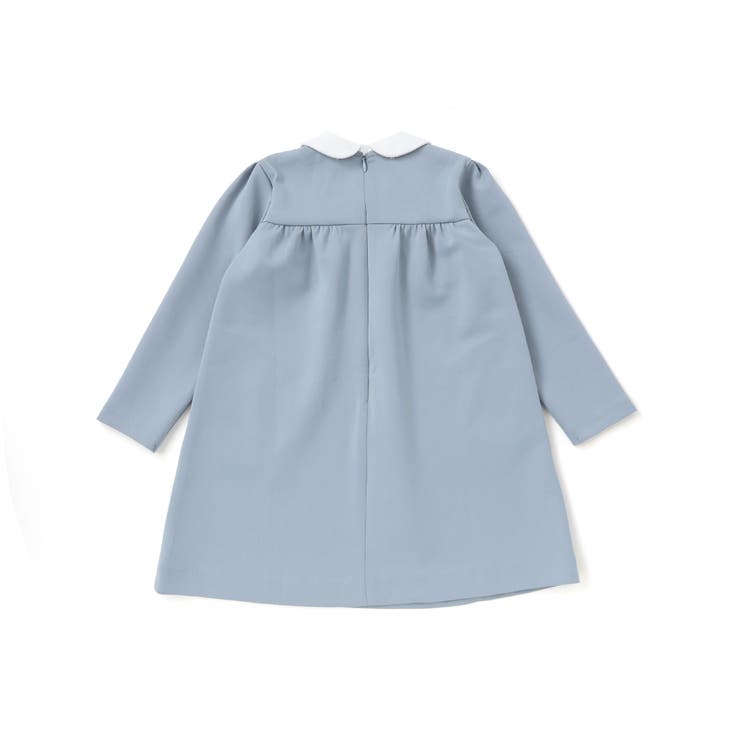 ポンチ胸プリーツ長袖ワンピース(95~150cm) | BeBe Petits Pois Vert | 詳細画像21 