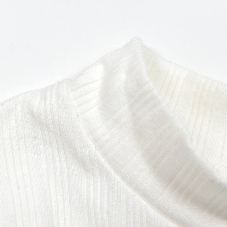 ウール風ジャンパースカート＋リブトップスセット(95~150cm)[品番