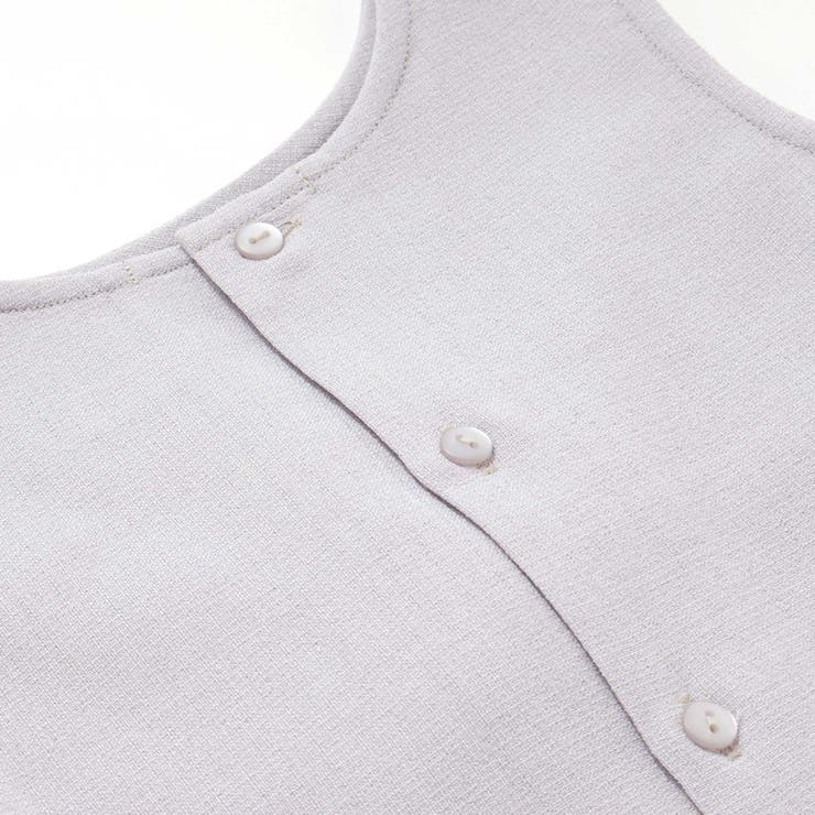 【前後着用可能】ノースリーブブラウス+タックキュロットパンツセットアップ(95~… | BeBe Petits Pois Vert | 詳細画像18 