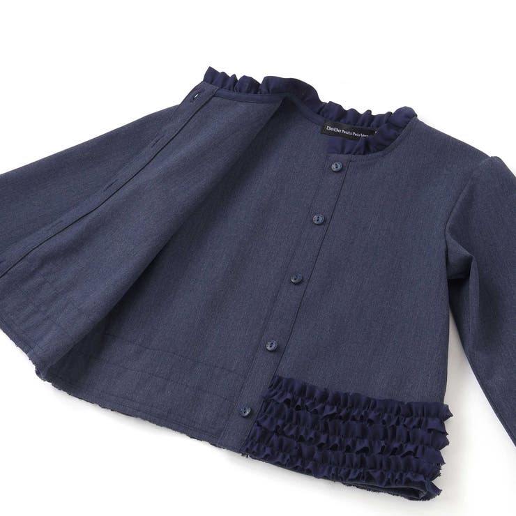 シフォンフリルブラウス+ロングパンツセットアップ(95~150cm) | BeBe Petits Pois Vert | 詳細画像14 