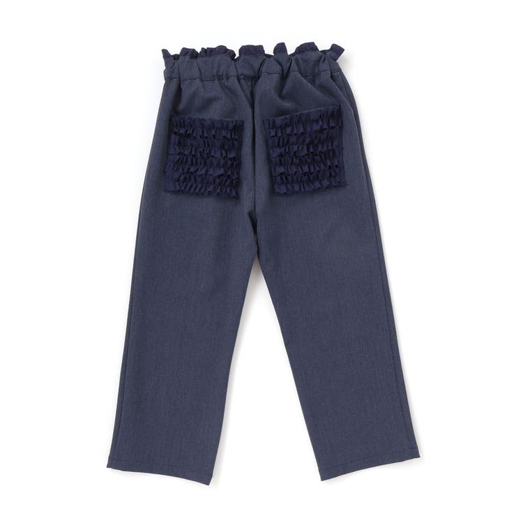 シフォンフリルブラウス+ロングパンツセットアップ(95~150cm) | BeBe Petits Pois Vert | 詳細画像9 