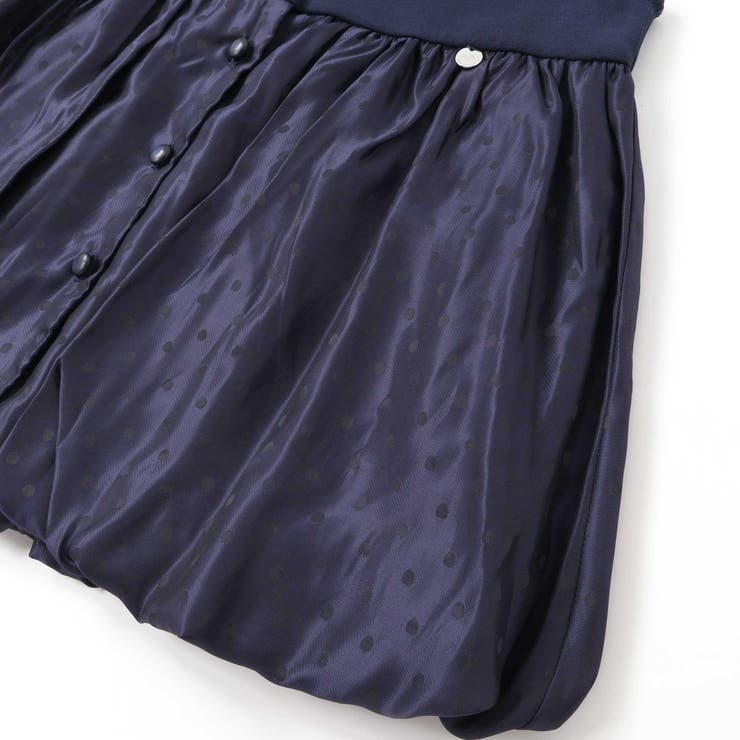 ドット切り替えバルーンジレ+ポンチパンツセットアップ(95~150cm) | BeBe Petits Pois Vert | 詳細画像9 