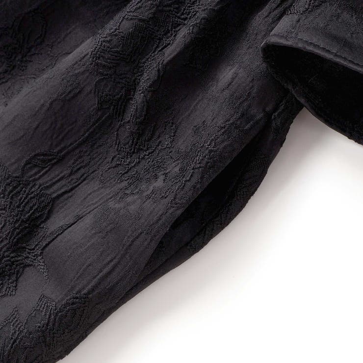 【お揃い】花刺しゅうジャガードワンピース+リブタートル2点セット(95~150c… | BeBe Petits Pois Vert | 詳細画像12 