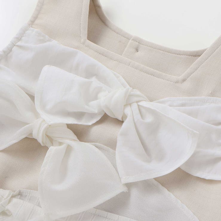 ストライプリボンセットアップ(95~150cm) | BeBe Petits Pois Vert | 詳細画像21 