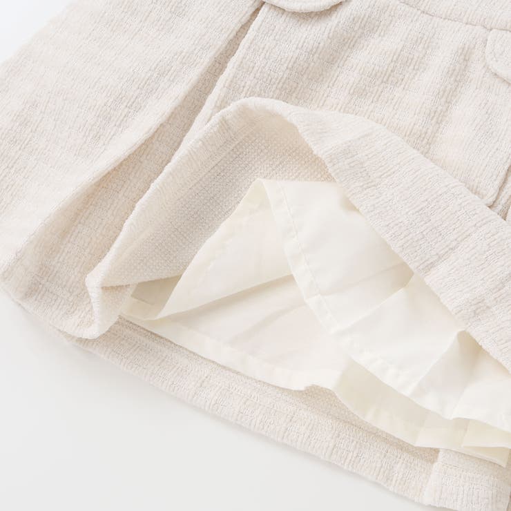 Aラインニットツイードジャンパースカート(95~150cm) | BeBe Petits Pois Vert | 詳細画像14 