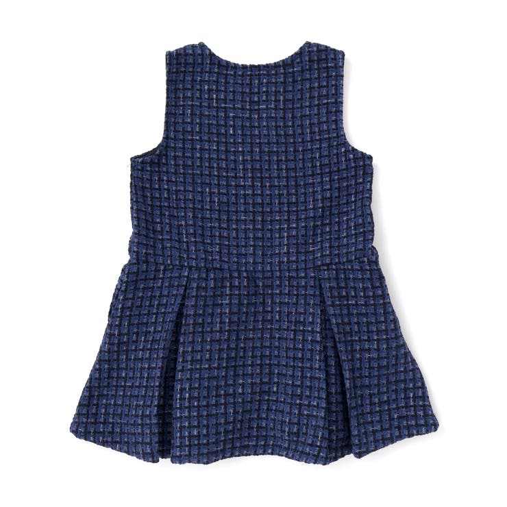 Aラインニットツイードジャンパースカート(95~150cm) | BeBe Petits Pois Vert | 詳細画像6 