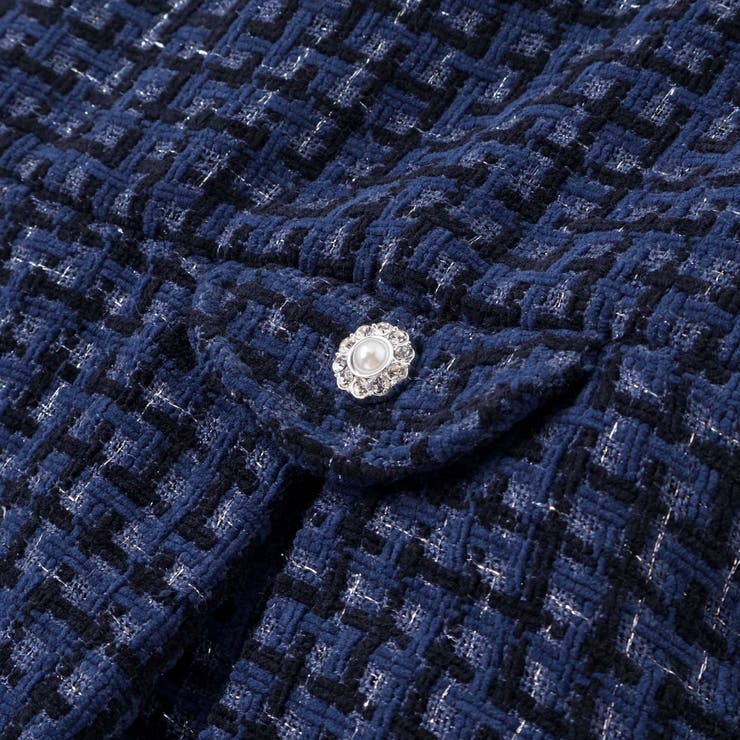 Aラインニットツイードジャンパースカート(95~150cm) | BeBe Petits Pois Vert | 詳細画像7 