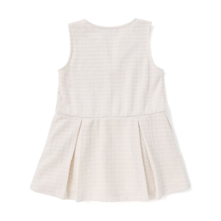 Aラインニットツイードジャンパースカート(95~150cm) | BeBe Petits Pois Vert | 詳細画像9 