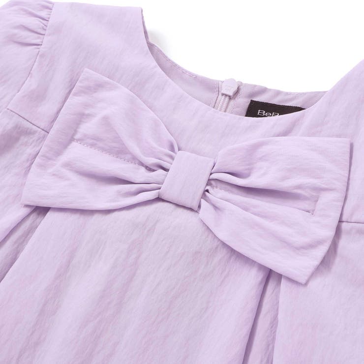 センターリボンバルーンシルエットワンピース(95~150cm) | BeBe Petits Pois Vert | 詳細画像10 