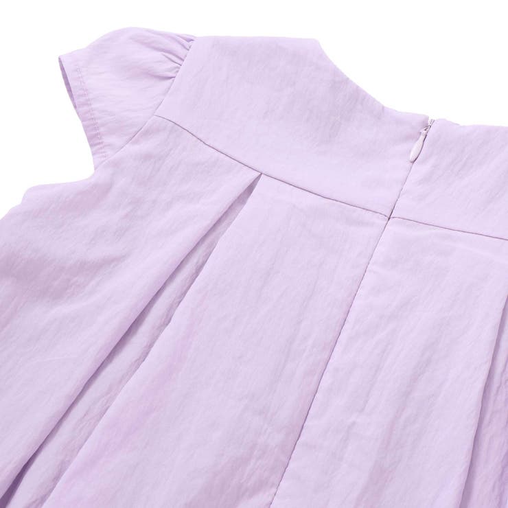 センターリボンバルーンシルエットワンピース(95~150cm) | BeBe Petits Pois Vert | 詳細画像13 