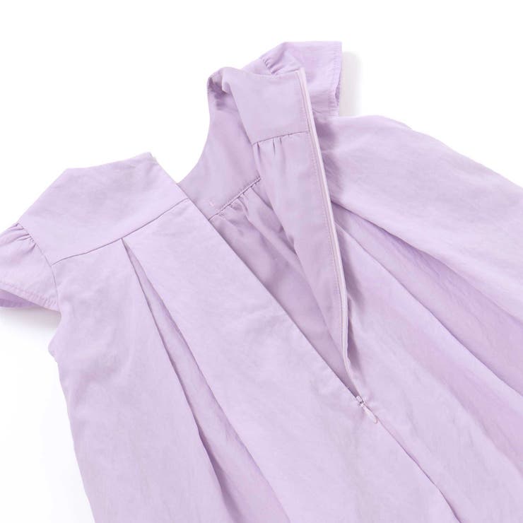 センターリボンバルーンシルエットワンピース(95~150cm) | BeBe Petits Pois Vert | 詳細画像14 