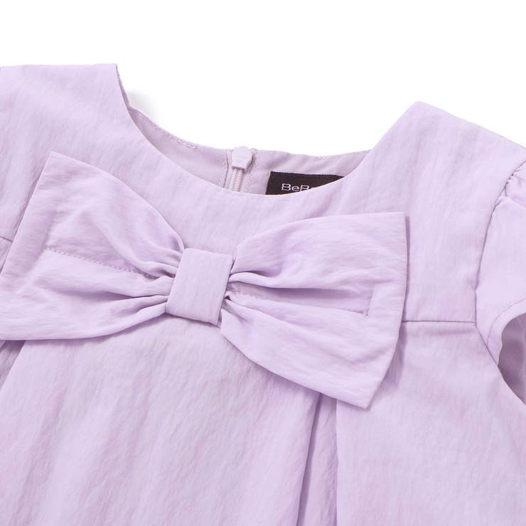 センターリボンバルーンシルエットワンピース(95~150cm) | BeBe Petits Pois Vert | 詳細画像9 