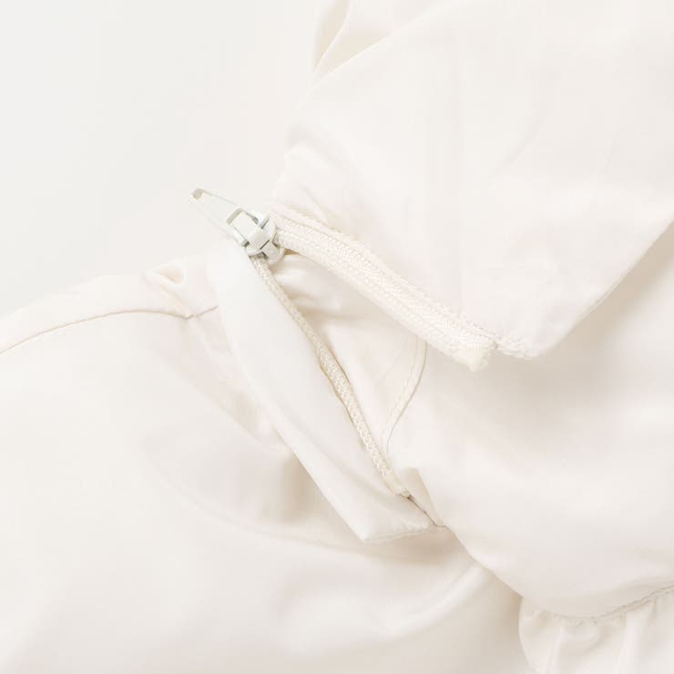 フリル襟スカラップタフタダウンコート(95~160cm) | BeBe Petits Pois Vert | 詳細画像14