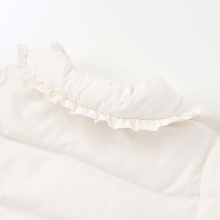 フリル襟スカラップタフタダウンコート(95~160cm) | BeBe Petits Pois Vert | 詳細画像16