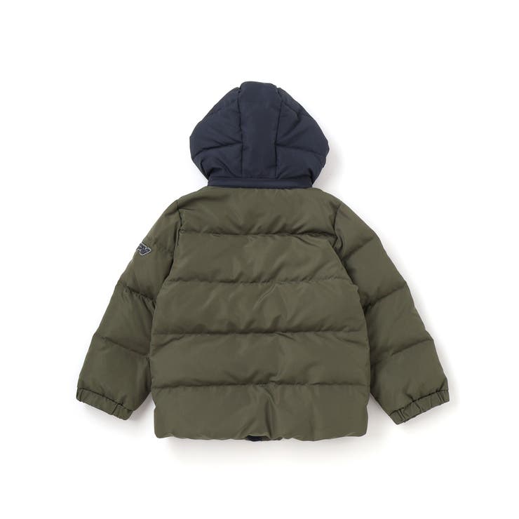 配色タフタ切り替えダウンコート(95~160cm) | BeBe Petits Pois Vert | 詳細画像13 