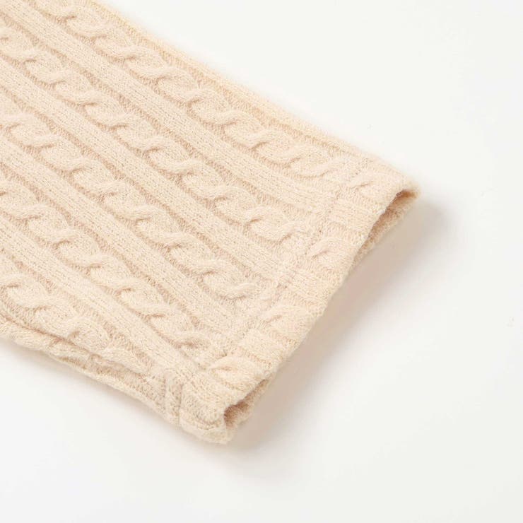 なわ編みニット襟フリルカーディガン(95~150cm) | BeBe Petits Pois Vert | 詳細画像14 