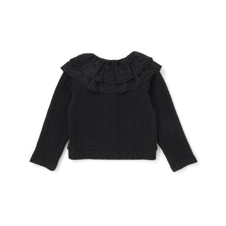 なわ編みニット襟フリルカーディガン(95~150cm) | BeBe Petits Pois Vert | 詳細画像20 