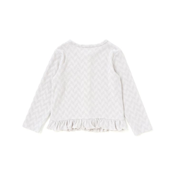 ヘリンボーンラメニットカーディガン(95~150cm) | BeBe Petits Pois Vert | 詳細画像9 