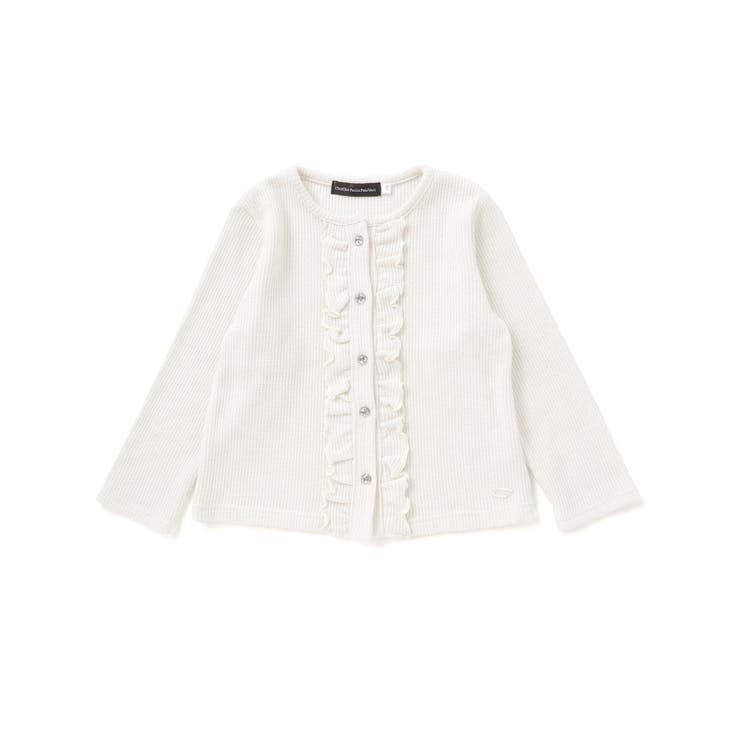 ラメニットフリルカーディガン(95~160cm) | BeBe Petits Pois Vert | 詳細画像10 