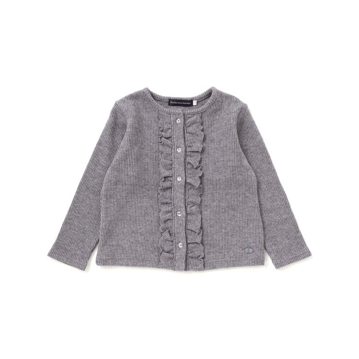 ラメニットフリルカーディガン(95~160cm) | BeBe Petits Pois Vert | 詳細画像14 