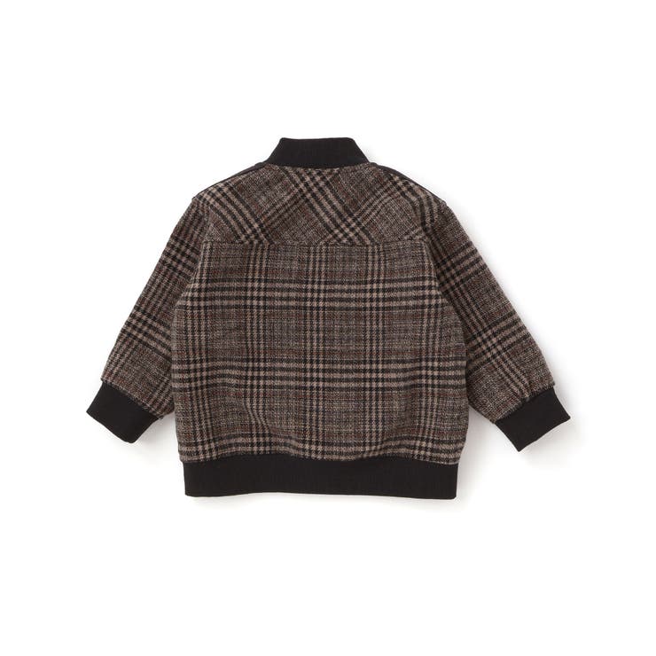 チェック起毛ジップブルゾン(95~150cm) | BeBe Petits Pois Vert | 詳細画像11 